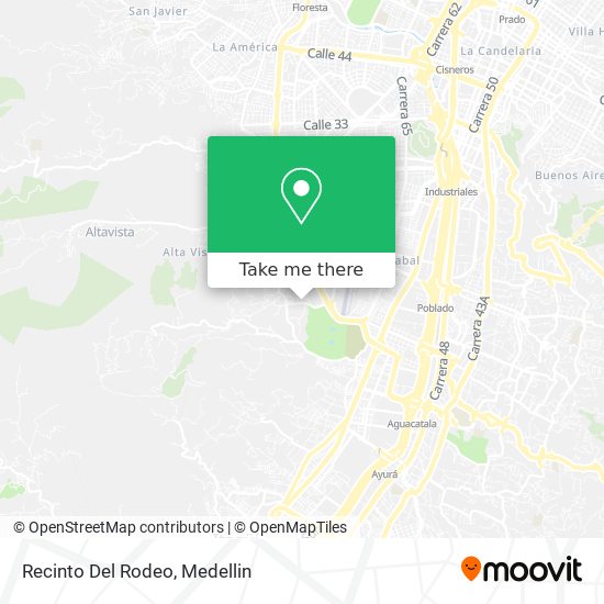 Recinto Del Rodeo map