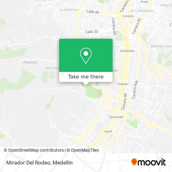 Mirador Del Rodeo map