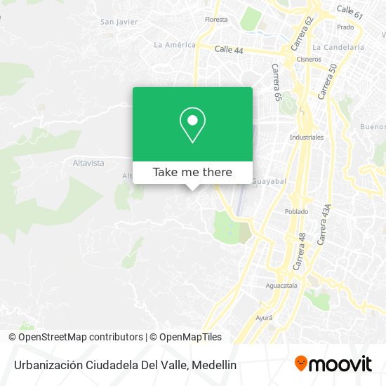 Urbanización Ciudadela Del Valle map