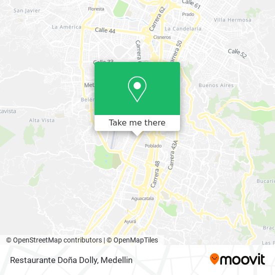 Mapa de Restaurante Doña Dolly