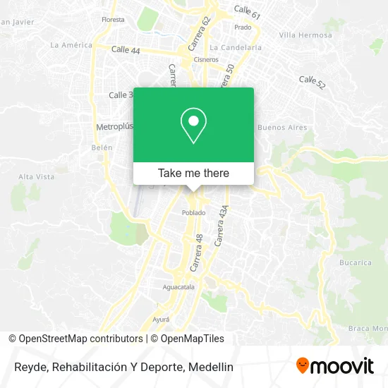 Reyde, Rehabilitación Y Deporte map