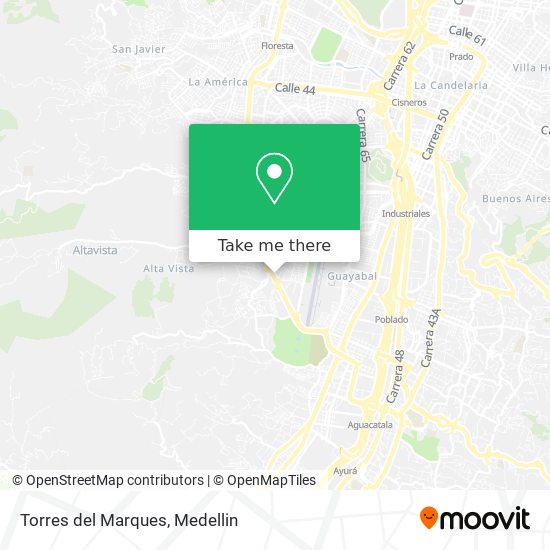 Torres del Marques map