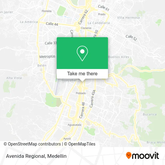 Avenida Regional map