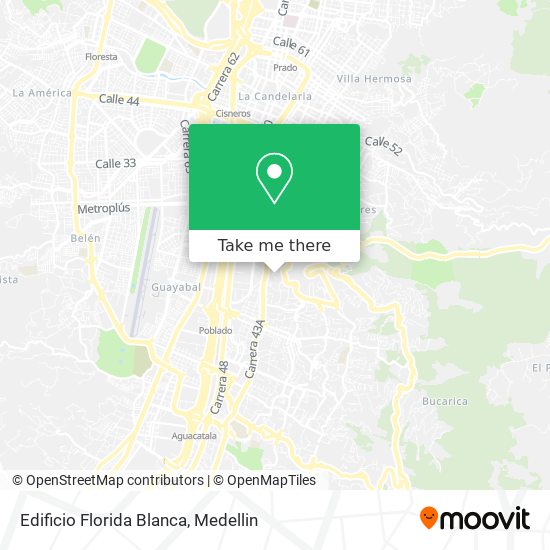 Mapa de Edificio Florida Blanca