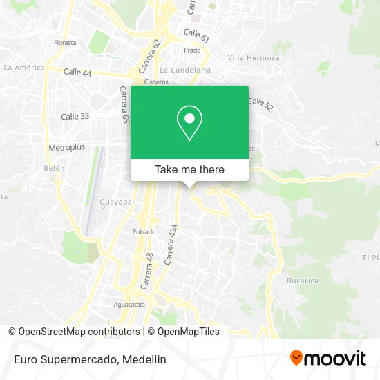 Euro Supermercado map