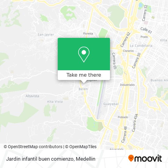 Jardin infantil buen comienzo map