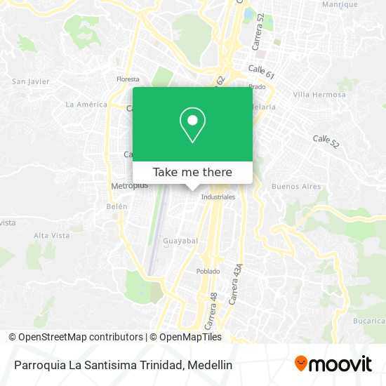 Parroquia La Santisima Trinidad map