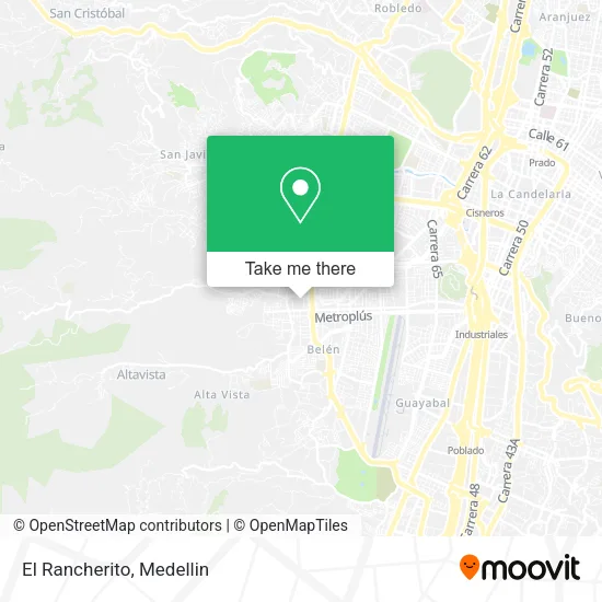 El Rancherito map