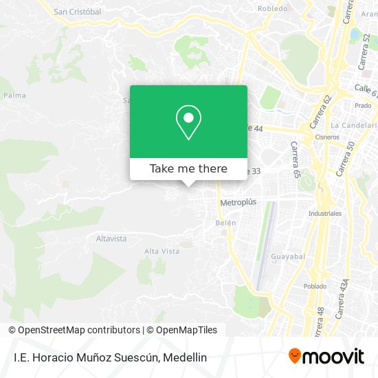 I.E. Horacio Muñoz Suescún map