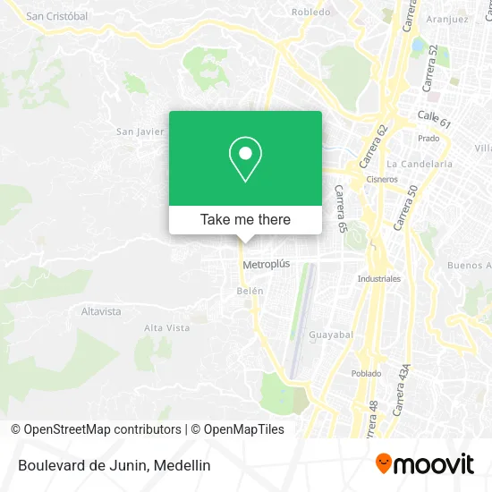 Boulevard de Junin map