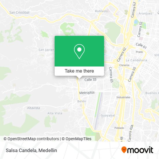 Mapa de Salsa Candela