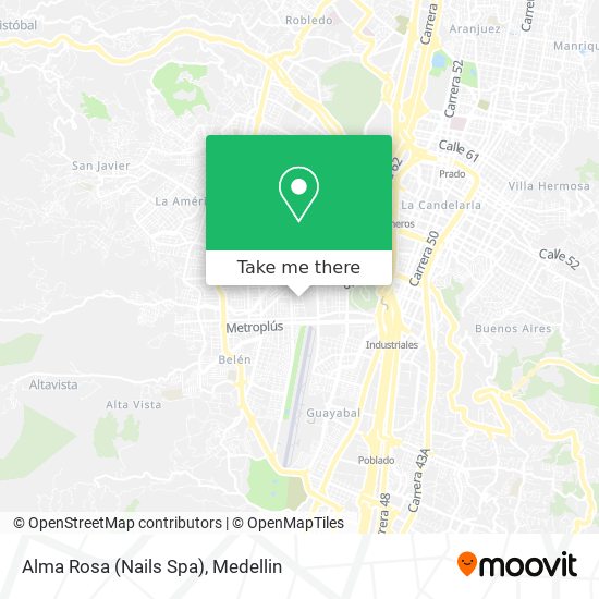 Mapa de Alma Rosa (Nails Spa)