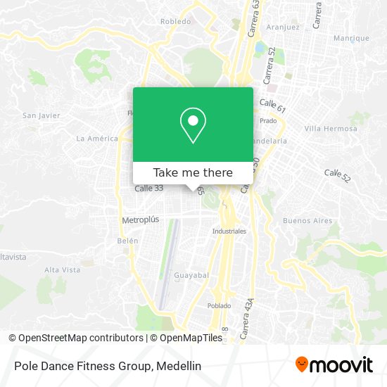 Mapa de Pole Dance Fitness Group