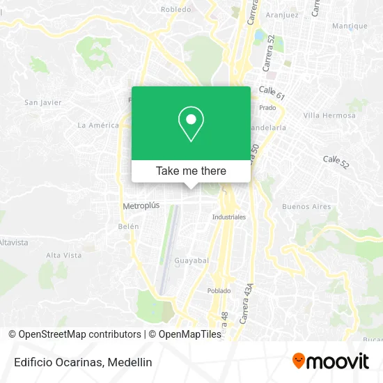 Edificio Ocarinas map