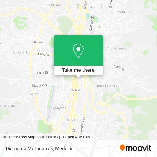 Mapa de Dismerca Motocarros