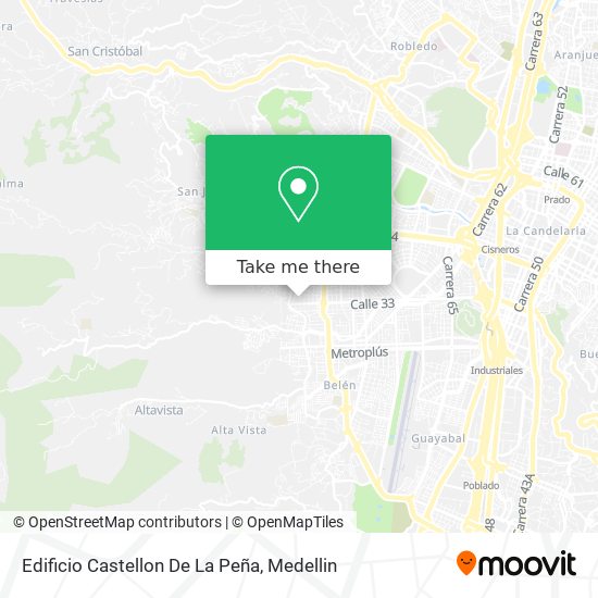 Edificio Castellon De La Peña map