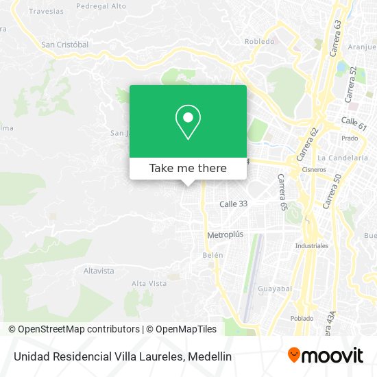 Unidad Residencial Villa Laureles map