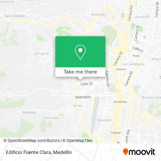 Edificio Fuente Clara map
