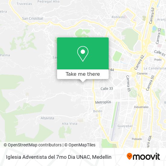Iglesia Adventista del 7mo Dia UNAC map