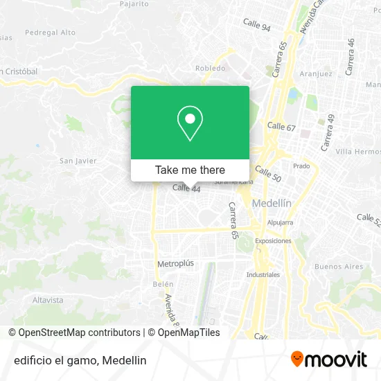 edificio el gamo map