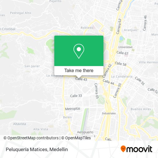 Peluquería Matices map