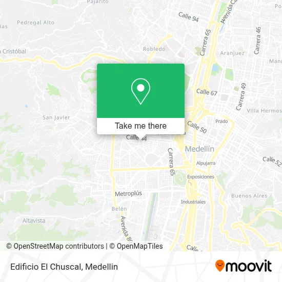 Edificio El Chuscal map