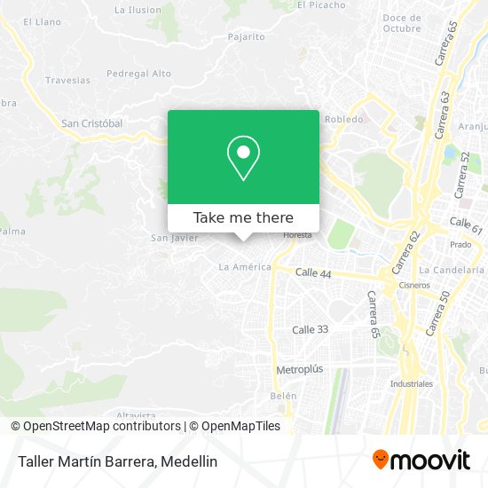 Taller Martín Barrera map