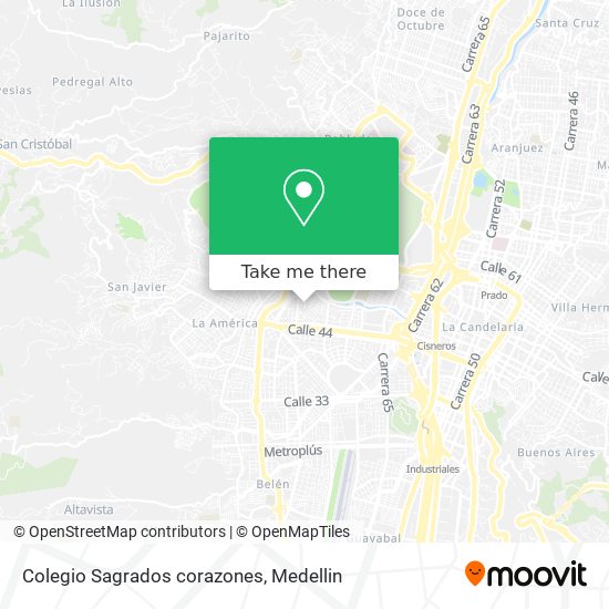 Mapa de Colegio Sagrados corazones