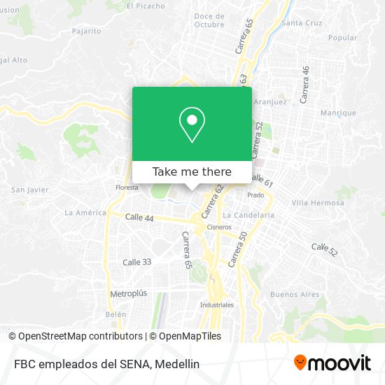 FBC empleados del SENA map
