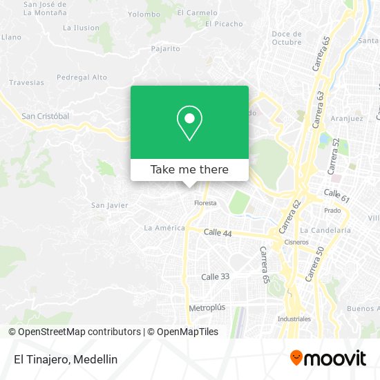 Mapa de El Tinajero