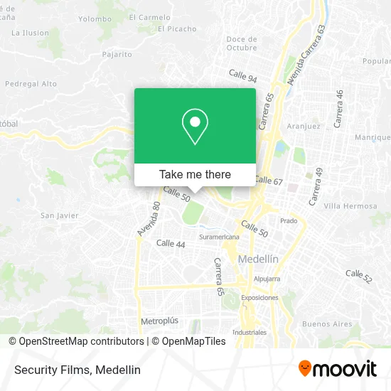 Security Films map
