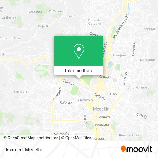 Isvimed map