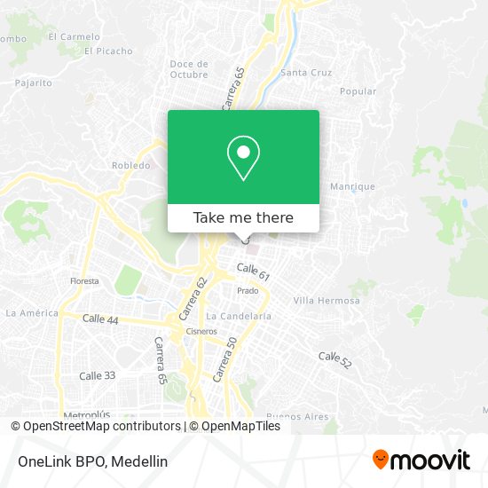 Mapa de OneLink BPO