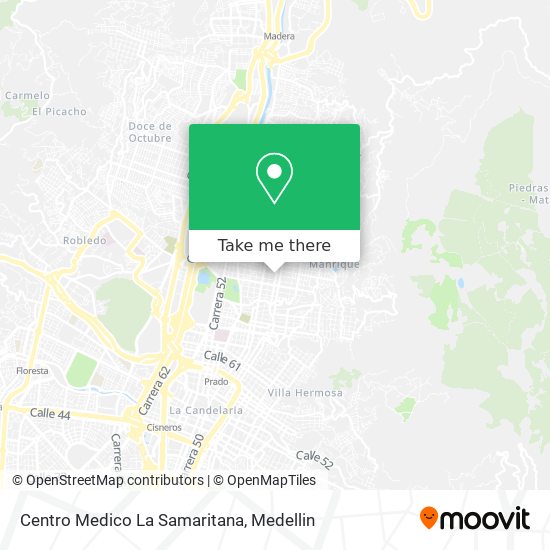 Mapa de Centro Medico La Samaritana
