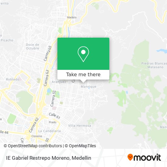 IE Gabriel Restrepo Moreno map