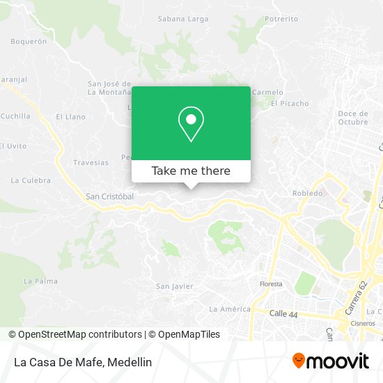 Mapa de La Casa De Mafe