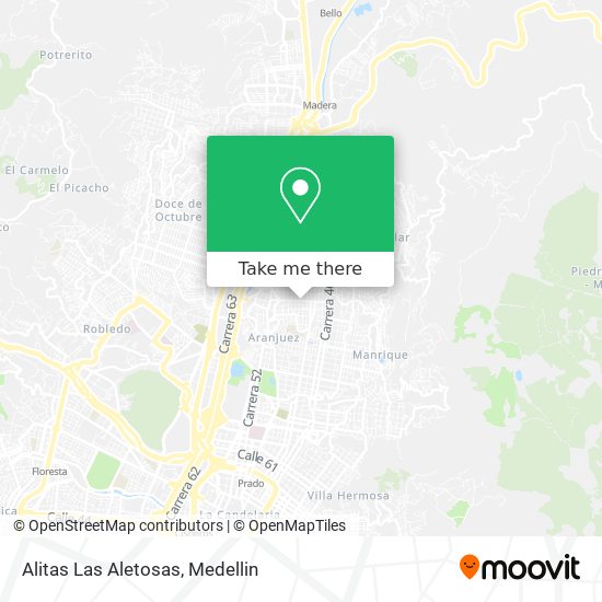 Mapa de Alitas Las Aletosas