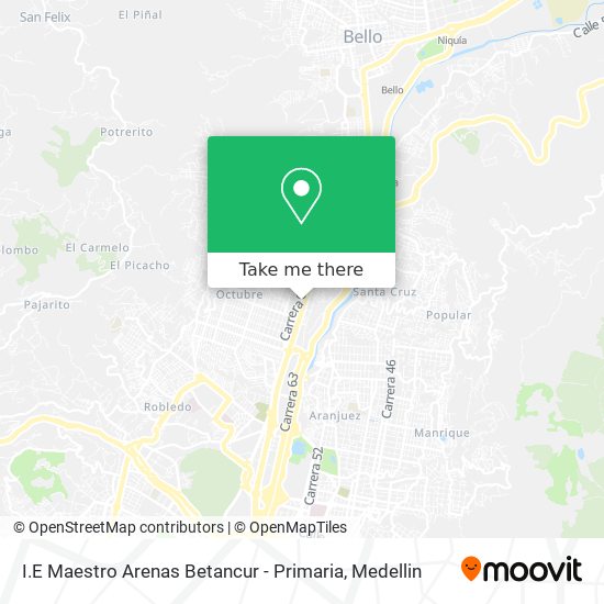 Mapa de I.E Maestro Arenas Betancur - Primaria