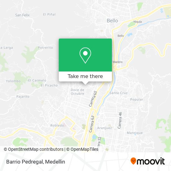 Mapa de Barrio Pedregal