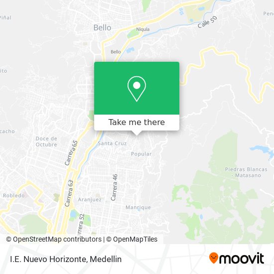Mapa de I.E. Nuevo Horizonte