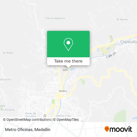 Mapa de Metro Oficinas