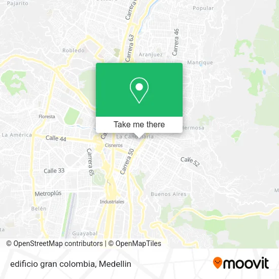 edificio gran colombia map