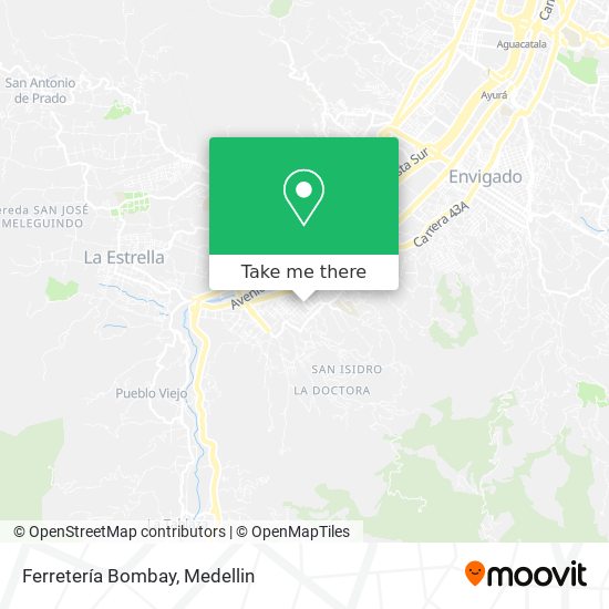 Mapa de Ferretería Bombay