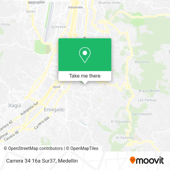 Carrera 34 16a Sur37 map