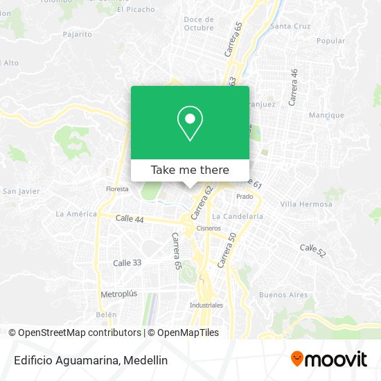 Mapa de Edificio Aguamarina