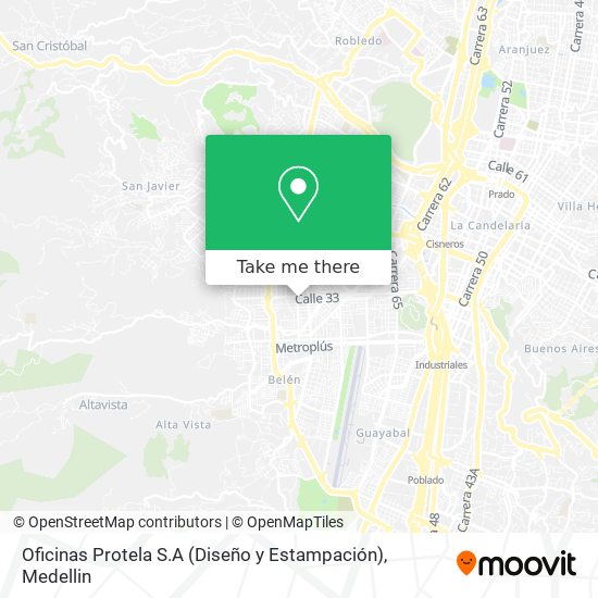 Oficinas Protela S.A (Diseño y Estampación) map