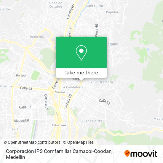 Corporación IPS Comfamiliar Camacol-Coodan map