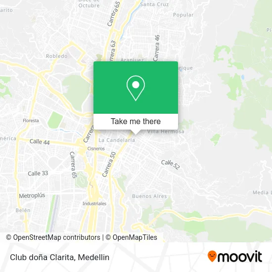 Club doña Clarita map