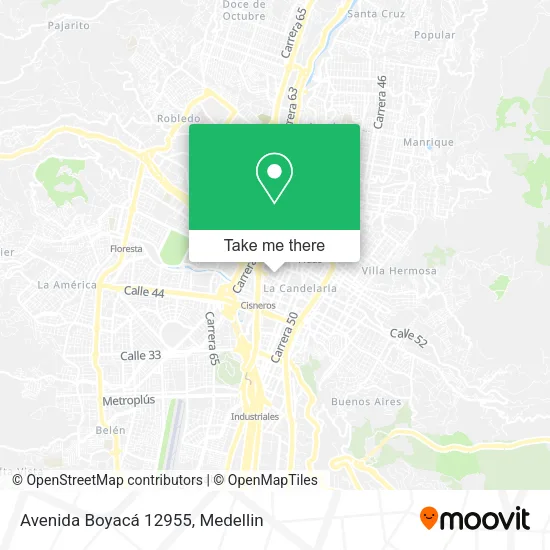 Mapa de Avenida Boyacá 12955