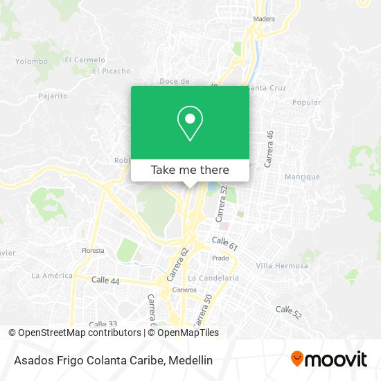 Asados Frigo Colanta Caribe map